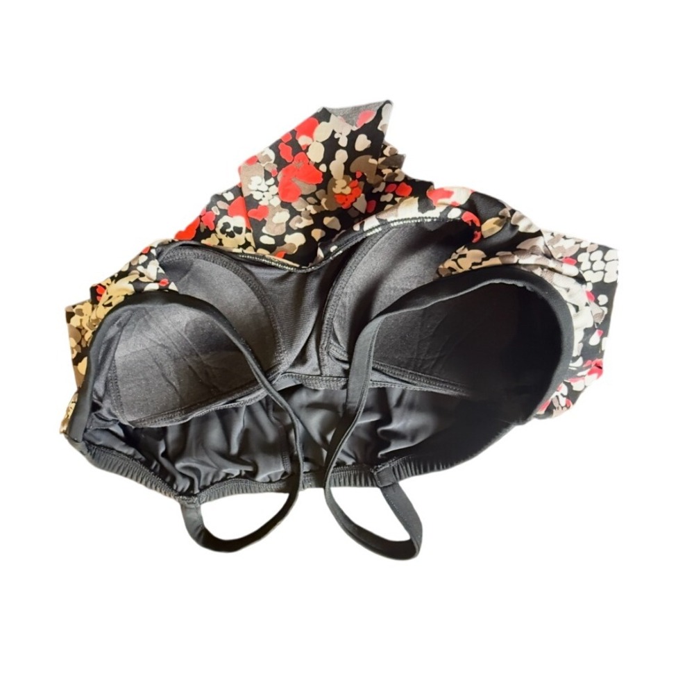 Catalina Suddenly Slim Swimdress Plus Size‎ XL Black Pink Floral Swimsuit-821 - Picture 6 of 6